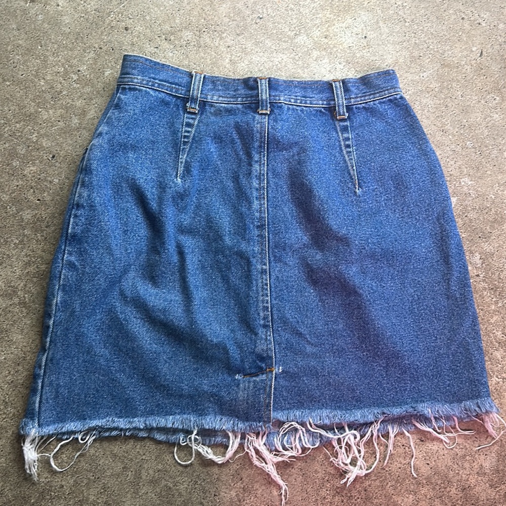Vintage Bill Blass Jeans Denim Skirt - Picture 4 of 5